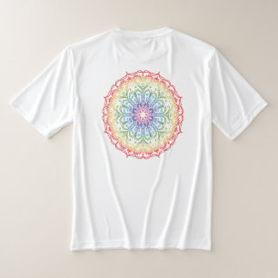Camiseta Rainbow Ombre Mandala