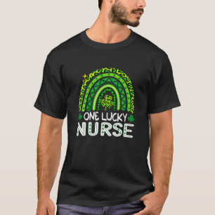 Camiseta Rainbow One Lucky Nurse Scrub RN ICU ER Rua Patric