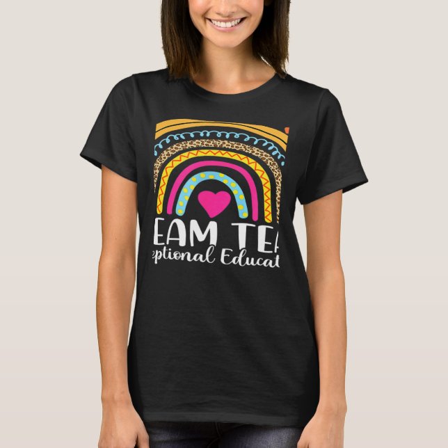 Camiseta Rainbow Pencil Dream Exceptional Education Team SP (Frente)