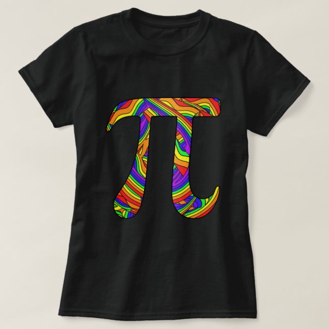 Camiseta Rainbow Pi (Frente do Design)