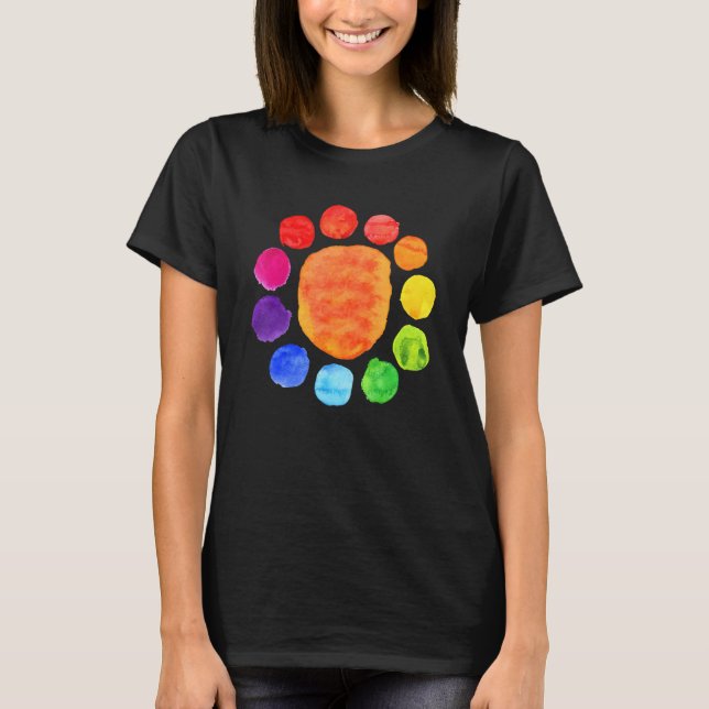 Camiseta Rainbow Polka Dot September 15th International Dot (Frente)