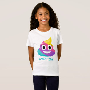 Camiseta Rainbow Poop Emoji