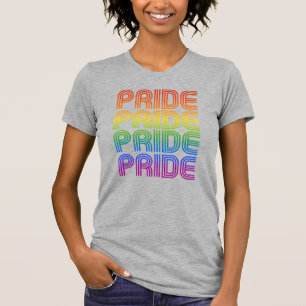 Camiseta Rainbow Pride Retro