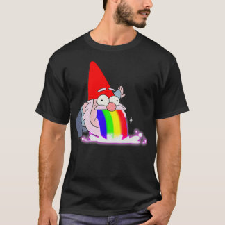 Camiseta Rainbow Puking Gnomo Gravity Inspirava Big Dipper 