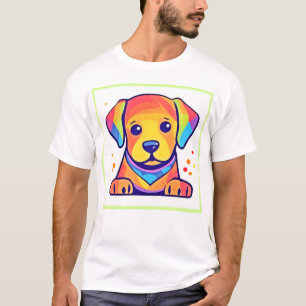 Camiseta Rainbow Puppy Love