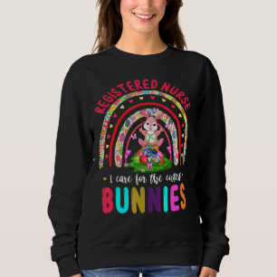 Camiseta Rainbow Rabbit Care For The Cutest Bunnies Registr