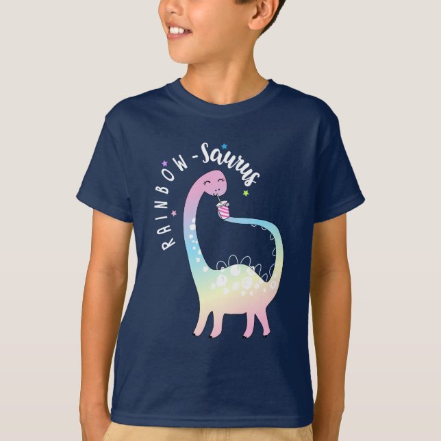 Camiseta Rainbow Saurus (Frente)