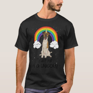 Camiseta Rainbow Smooth Fox Terrier Confie em mim Sou um Un