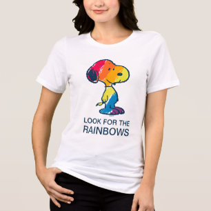Camiseta Rainbow Snoopy
