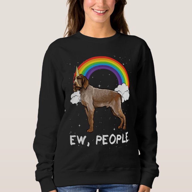 Camiseta Rainbow Spinoni Italiani Ew Pessoas Unicorn (Frente)