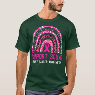 Camiseta Rainbow Suporte Esquadrão de Sensibilização do Can