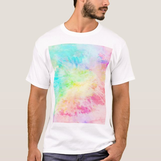 Camiseta Rainbow Tie Dye (Frente)