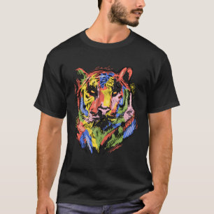 Camiseta Rainbow Tiger Baby Motif for Men Women Children