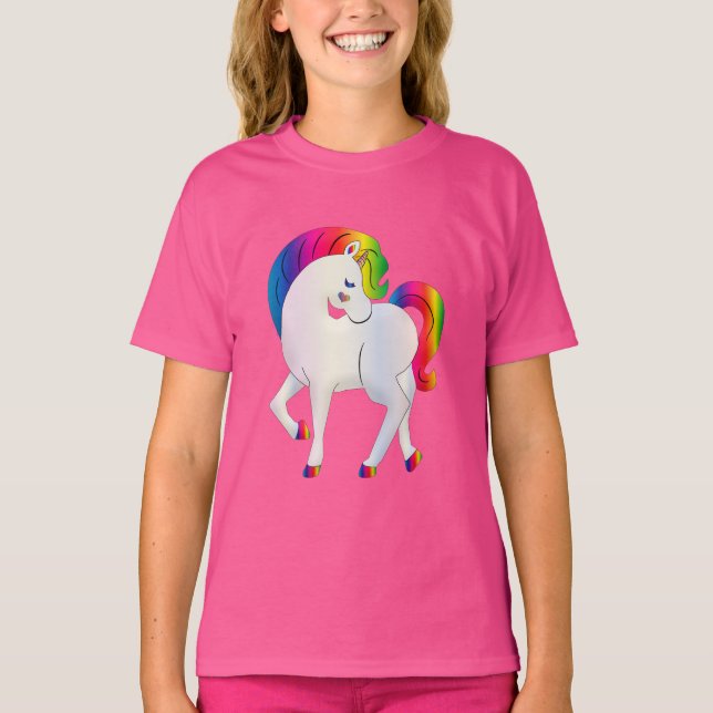 Camiseta Rainbow Unicorn (Frente)