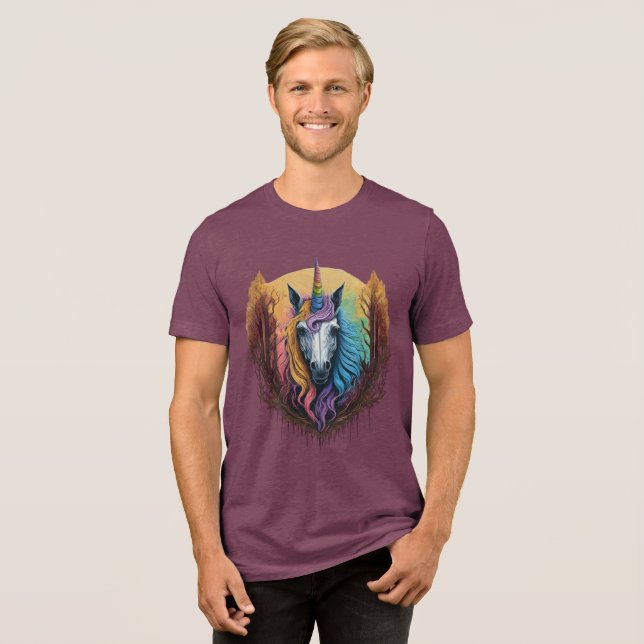Camiseta Rainbow Unicorn (Frente Completa)