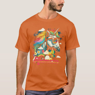 Camiseta Rainbow Unicorn Animator