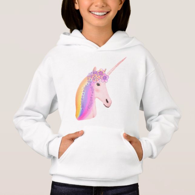 Camiseta Rainbow Unicorn Dream Girls (Frente)
