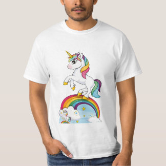 Camiseta Rainbow Unicorn Lifesize Cardboard Cutout