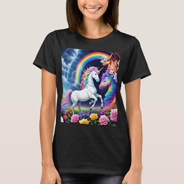 Camiseta Rainbow Unicorn One (Frente)