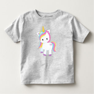 Camiseta Rainbow Unicorn, Star, Cute Unicorn, Magic Unicorn