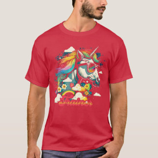 Camiseta Rainbow Unicorn Trainer