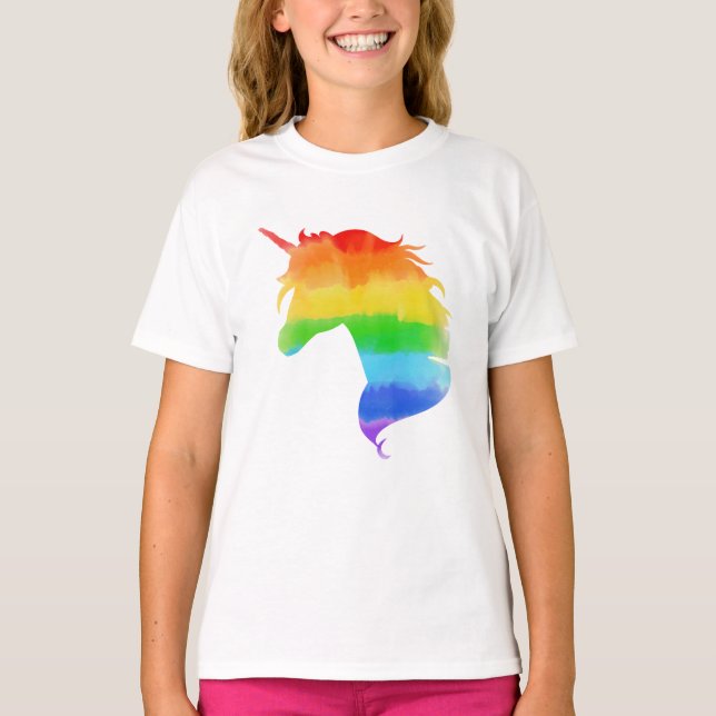Camiseta Rainbow Unicórnio (Frente)