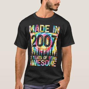 Camiseta Rainbow Vintage 2007 15 Years Of Being Awesome 15t