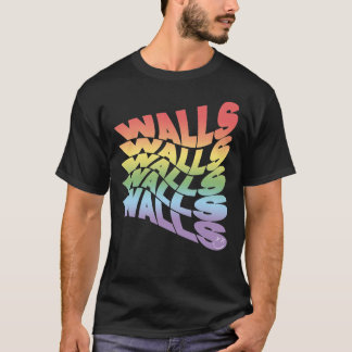 Camiseta Rainbow Walls Louis Tomlinson fundo branco Cla