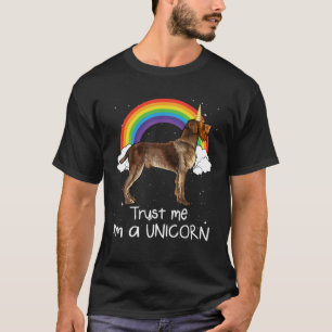 Camiseta Rainbow Wirehaired Apontando Griffon Confie em mim