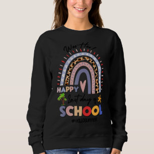 Camiseta Rainbow Woo Hoo Feliz No Último Dia De Ensino Dive
