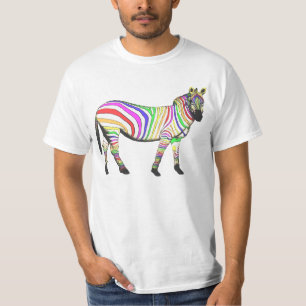 Camiseta Rainbow Zebra