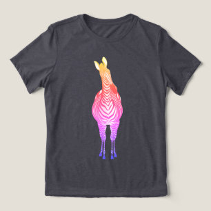 Camiseta Rainbow Zebra   Mostre suas tiras! Personalizável