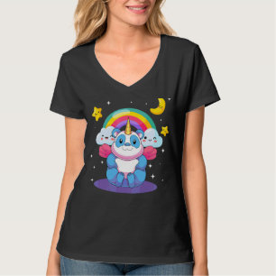 Camiseta Rainbow Zoo Animal Pandacorn Fantasy Unicorn Pand