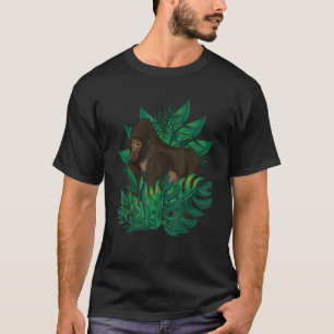 Camiseta RainForest Gorilla Ape Monkey Animal Gorilla
