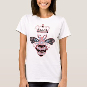 Camiseta Rainha Abelha Com Coroa