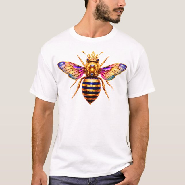 Camiseta Rainha Abelha Com Coroa (Frente)
