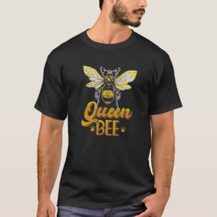 Camiseta Rainha Abelha Coroa Fofa Colmeia Apicultura