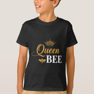 Camiseta Rainha abelha coroa script natureza feminina amor 