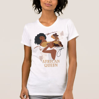 Camiseta rainha africana
