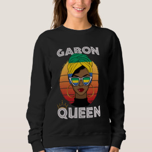Camiseta Rainha Africana Gabonesa Rainha Africana Gabão Ban