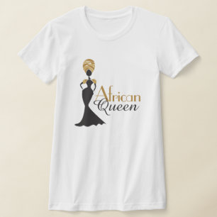 Camiseta Rainha Africana para Mulheres