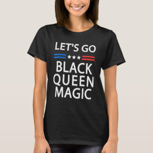 Camiseta Rainha Africana para Mulheres Vamos Meninas Vai Ra