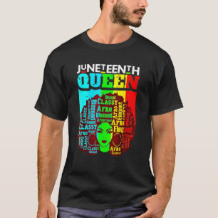 Camiseta Rainha Afro Melanina Magia Menina Negra