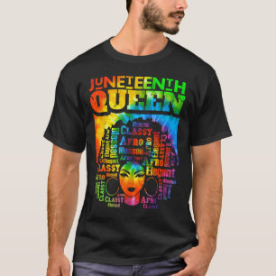 Camiseta Rainha Afro Melanina Magia Menina Negra Mulheres T