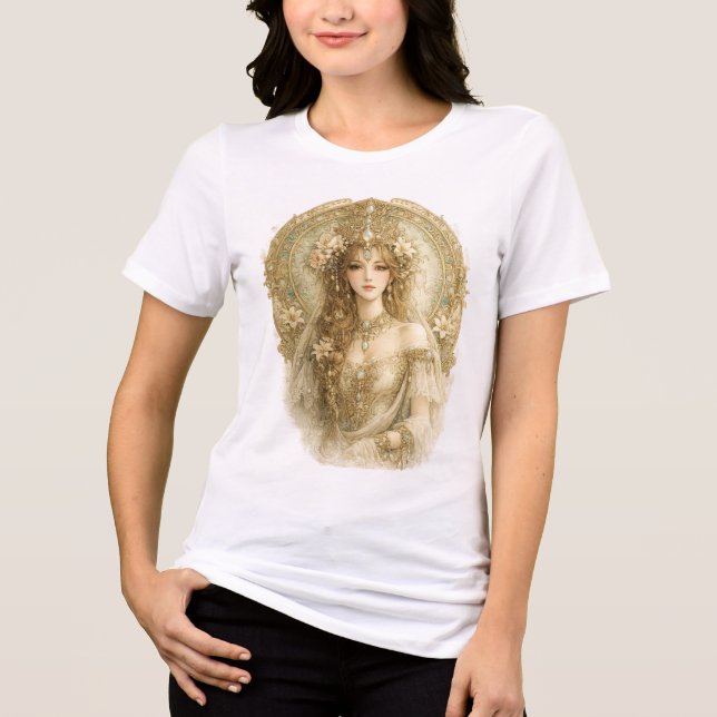 Camiseta Rainha Art Nouveau (Frente)