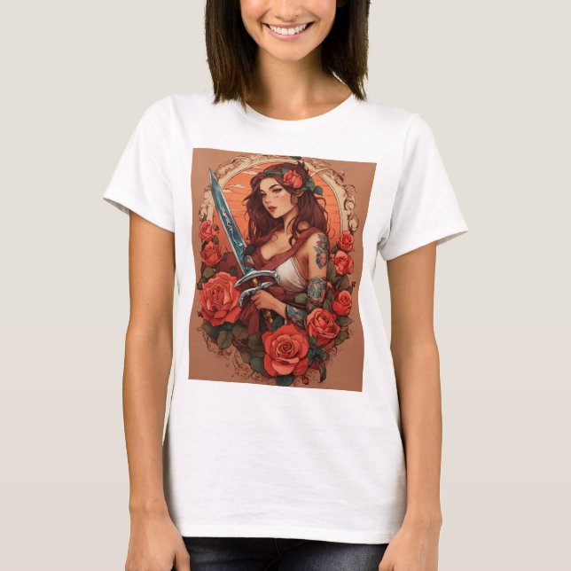 Camiseta Rainha assassina da camisa-de-camisa (Frente)