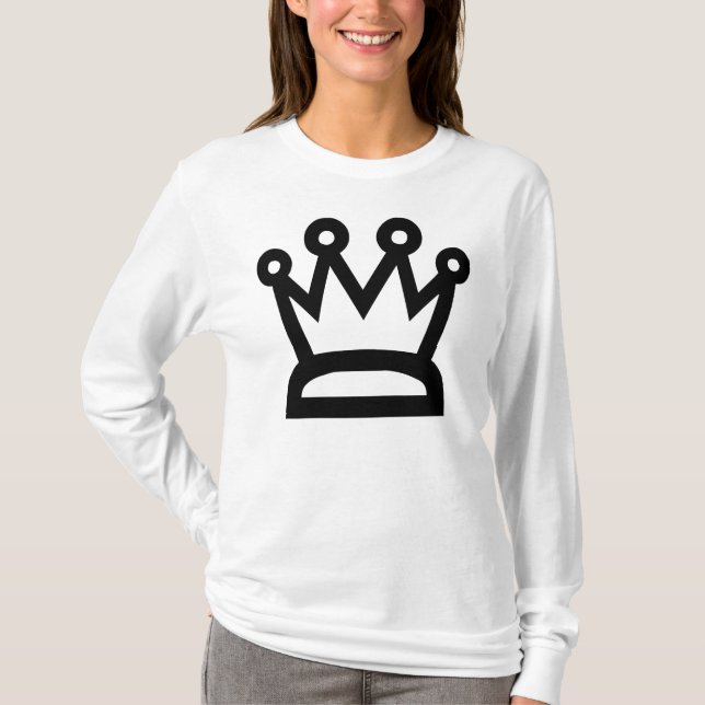 Camiseta Rainha branca (Frente)
