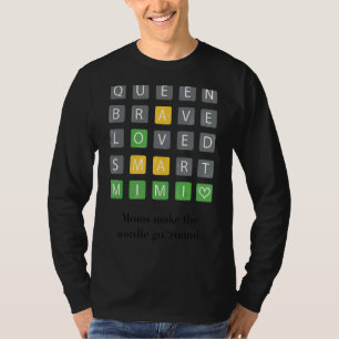 Camiseta Rainha Brave Adorava Dia de as mães Mimi de Palavr