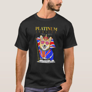 Camiseta Rainha Britânica Monarquia Jubileu de Platina Unio