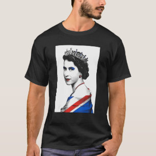 Camiseta Rainha britânica Monarquia Platinum Jubilee 70 Ann